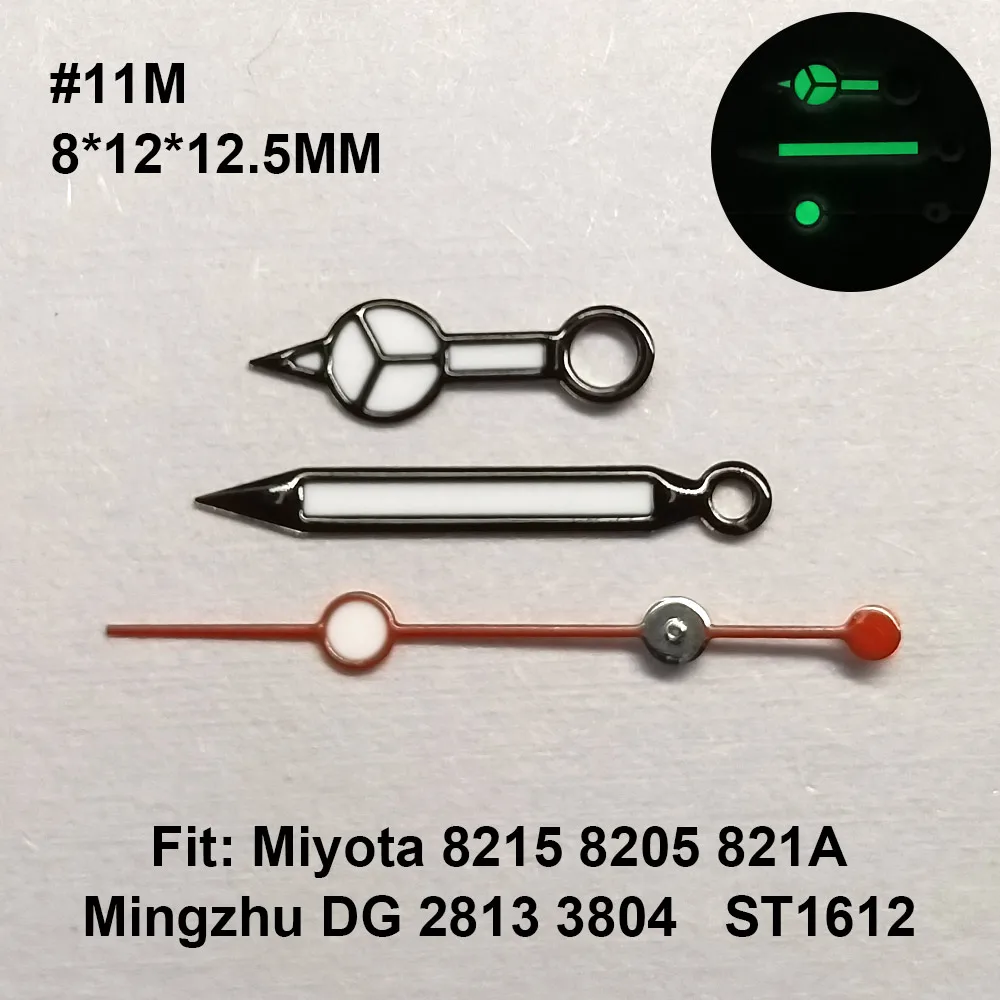 Luminous 12.5mm Watch Hands - Premium Watch Accessories