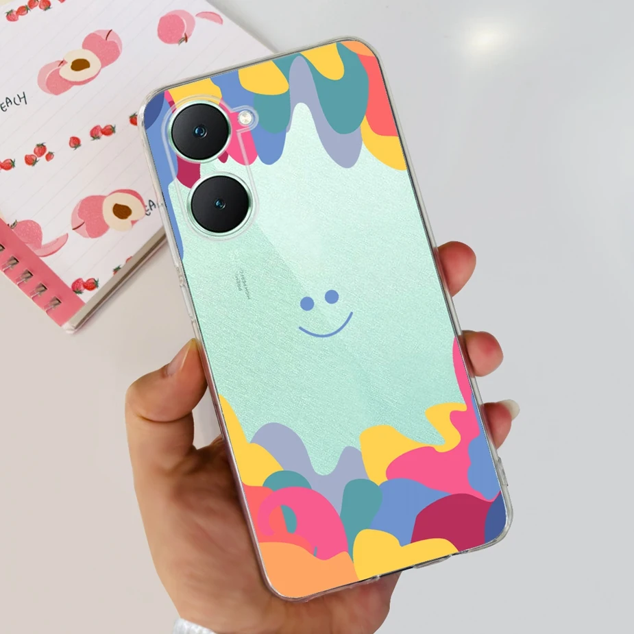 Stylish Painted Soft Slim Phone Case with Bumper