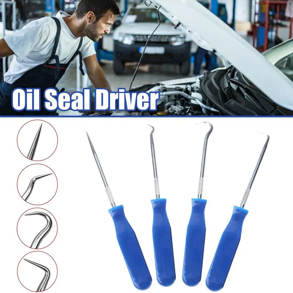 

4Pcs Oil Seal Screwdrivers Set Car Auto Vehicle Pick Hooks For Garages General-Plumbers Mechanics Workshop Car Tools 135mm