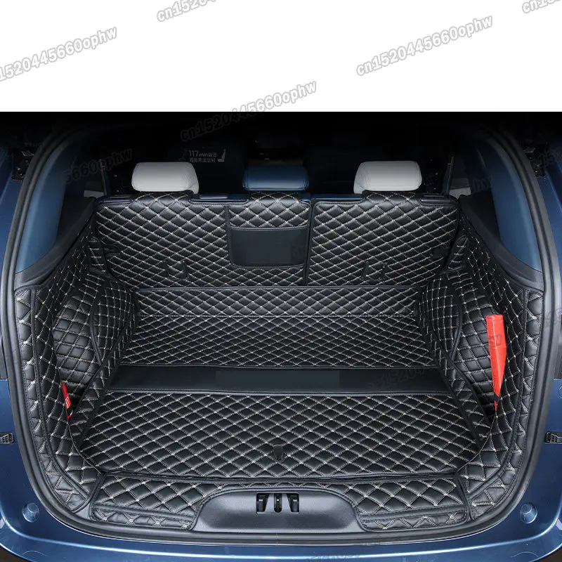 

leather car trunk mat cargo liner rear boot For ford territory 2022 2023 2024 mats interior accessories 5d fully coverage auto
