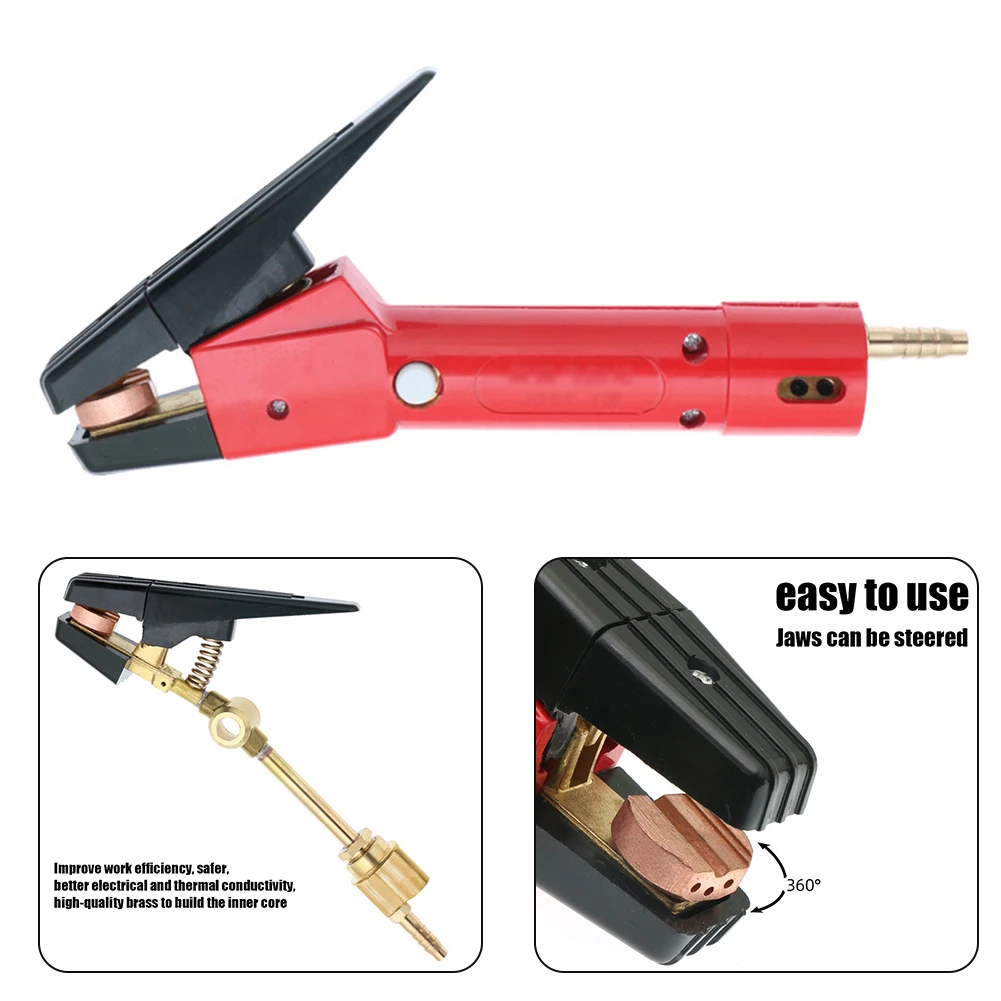 

Achieve Clean & Accurate Metal Groove Digging with Carbon Gouging Torch, Electrode Holder Clamp for Safe Operation