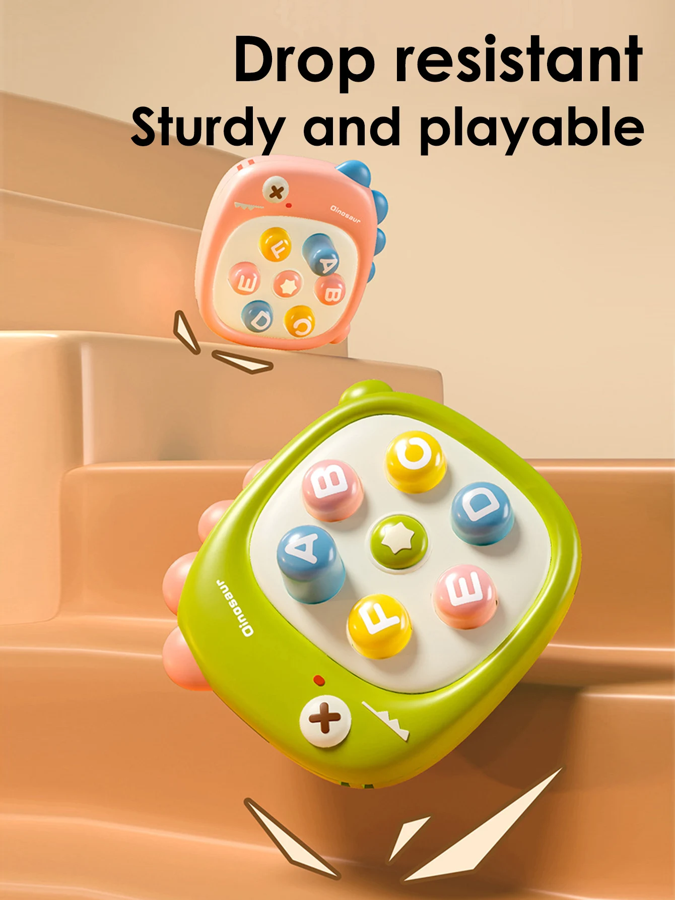 1pcs Mini Whack-a-Mole Hand-eye Coordination Educational Toy Random Color Children's Pinch Finger Decompression Toy 4