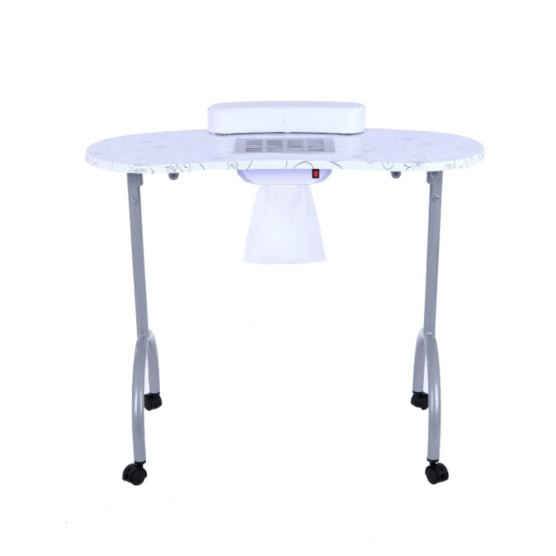 

Beauty Folding Manipulation Tables Simple Exit Design Simple Nail Desk Modern Metal Manipulation Tafel Salon Furniture HD50ZJ