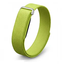 Official Sports Nylon and Silicone Loop Strap - Comfortable Bracelet Wristband for Active Lifestyles (Yuan Ye green)