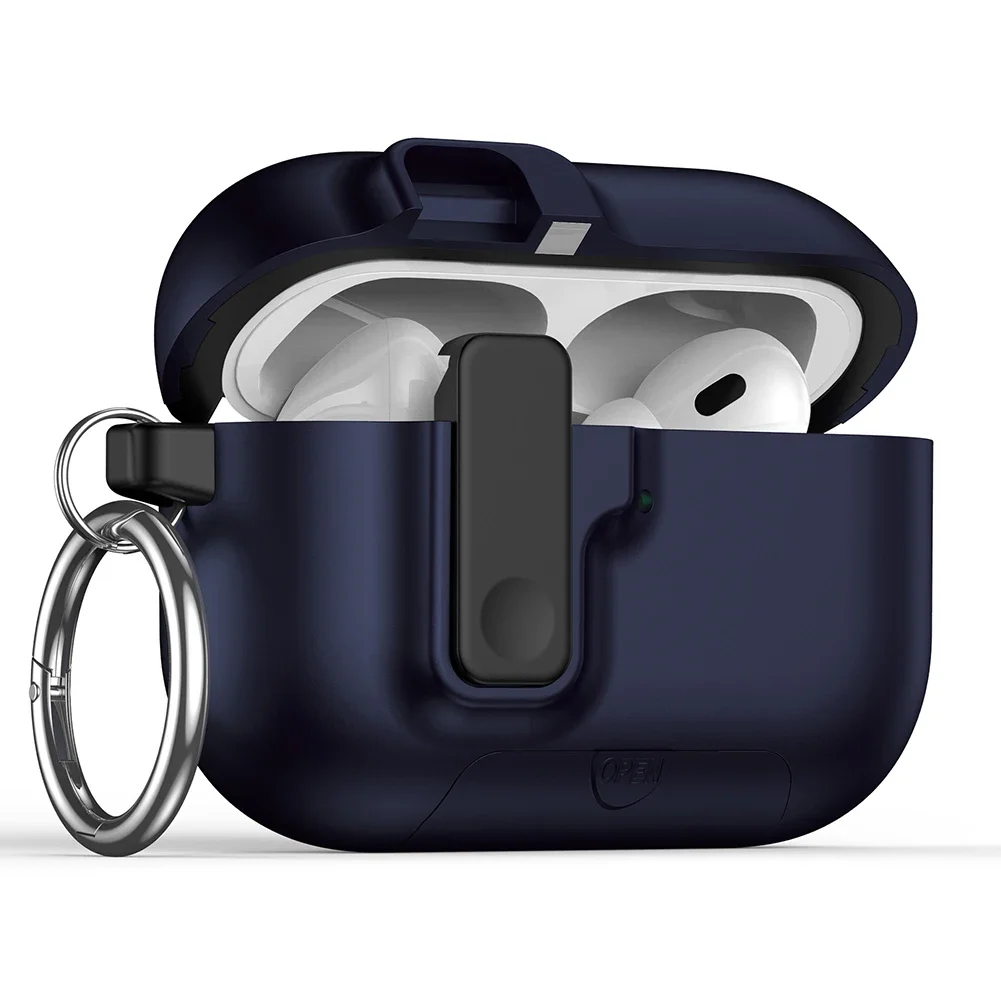 Luxury Shockproof Protective Earphone Case with Hook