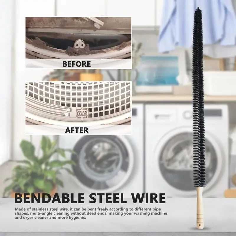 Radiator Cleaner Brush Washing Machine Lint Cleaning Brushes Long Flexible Dryer Vent Cleaner Duster Household Cleaning Tools