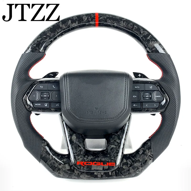 

FOR Toyota Prado Dominant Land Cruiser LC300 Customized Upgraded Forged Carbon Fiber Handmade Leather Steering Wheel