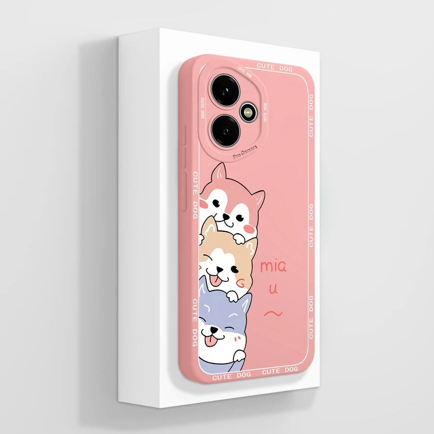 Cute Panda Dinosaur Pattern Soft Silicone Phone Case -