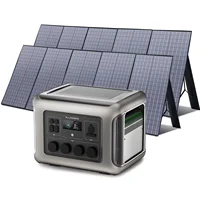Station d'alimentation portable ALLPOWERS R2500 1920Wh 2500W, générateur solaire et panneaux solaires SP037 400W / 2X400W, chargeur solaire pour le camping 1