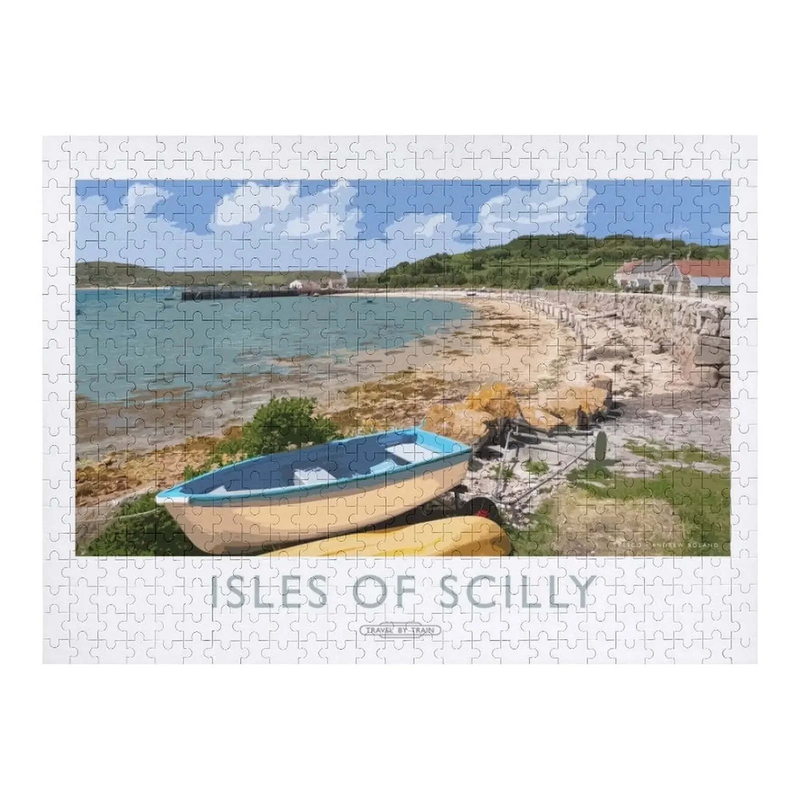 Isles of Scilly Jigsaw Puzzle Personalize Anime Puzzle aran isles оттоманка