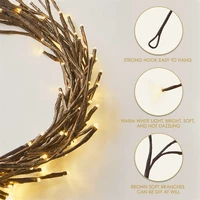 96 LEDS Solar Willow Vine Light Outdoor Waterproof String Fairy Light 8 Lighting Modes For Wall Balcony Garden DIY Decorations 5