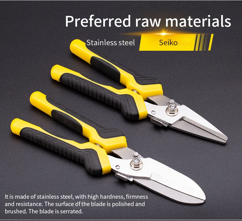 Description Picture 6 of itemIndustrial Scissors Metal Scissors Cut Stainless Steel Steel Wire Aviation Shears Aluminum Gusset Shears Professional Hand Tools