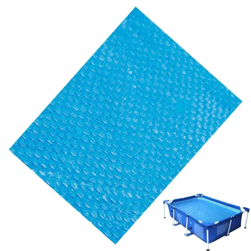 

Solar Tarpaulin Rectangular Swimming Pool Protection Cover Heat Insulation Film For Indoor Outdoor Frame Pool