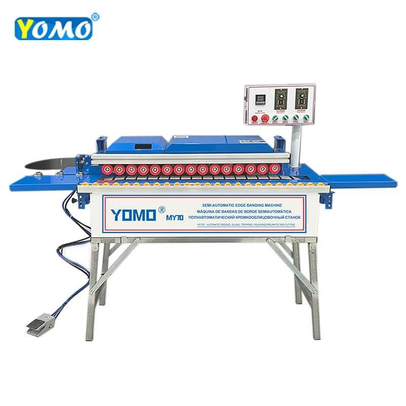 Woodworking straight Linear Edge Banding Machine Furniture Cabinet Wardrobe Wood Edge Bander Glue Trimming Machinery