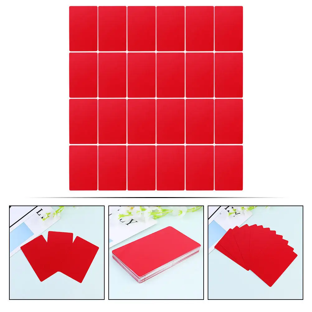 100개 빈 금속 명함 알루미늄 시트 명함 DIY 승화 플레이트 가벼운 녹슬지 않는 매끄러운 카드 맞춤 디자인용