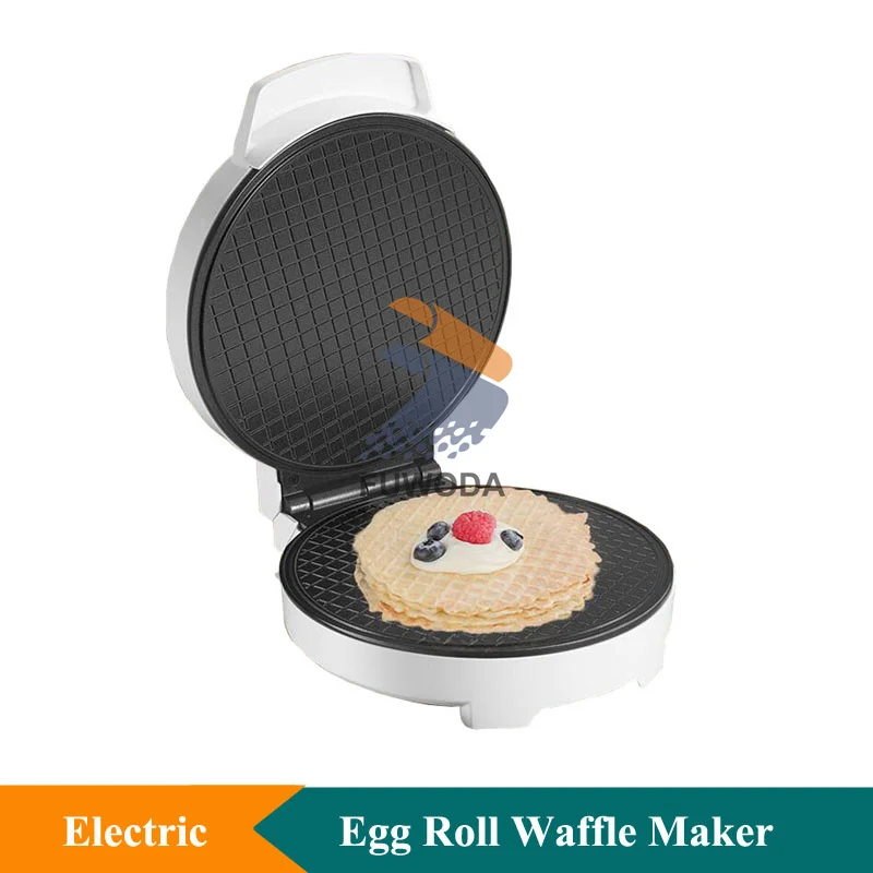 Description Picture 2 of itemHot Waffle Maker Non-stick Coated Plate Heat Insulated Handle Household Kitchen Automatic Non-Stick Egg Roll Roti Machine