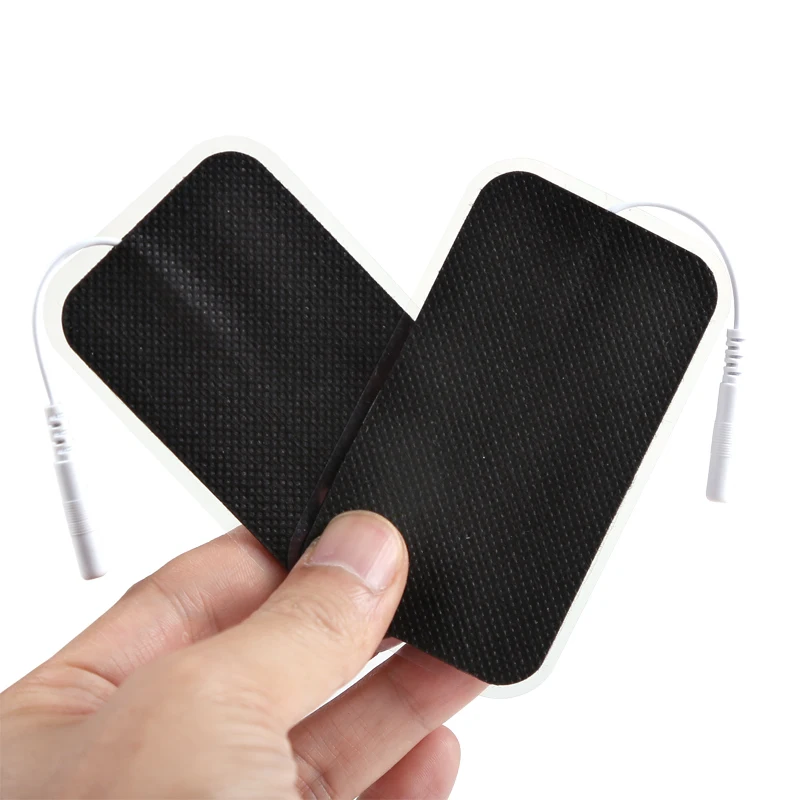 Electrode Pads 5*9cm Non-woven Fabric 2mm Plug TENS Nerve Muscle Stimulator Acupuncture Machine Gel Electrode Patch Accessories