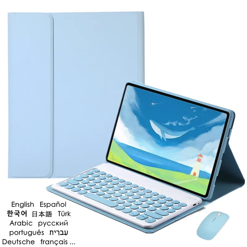 Custodia Per Tastiera Funda Per Xiaomi Redmi Pad Se 11 Pollici 2023 Magnetic Wireless Round Cap Keyboard Teclado Per Redmi Pad Se Cover