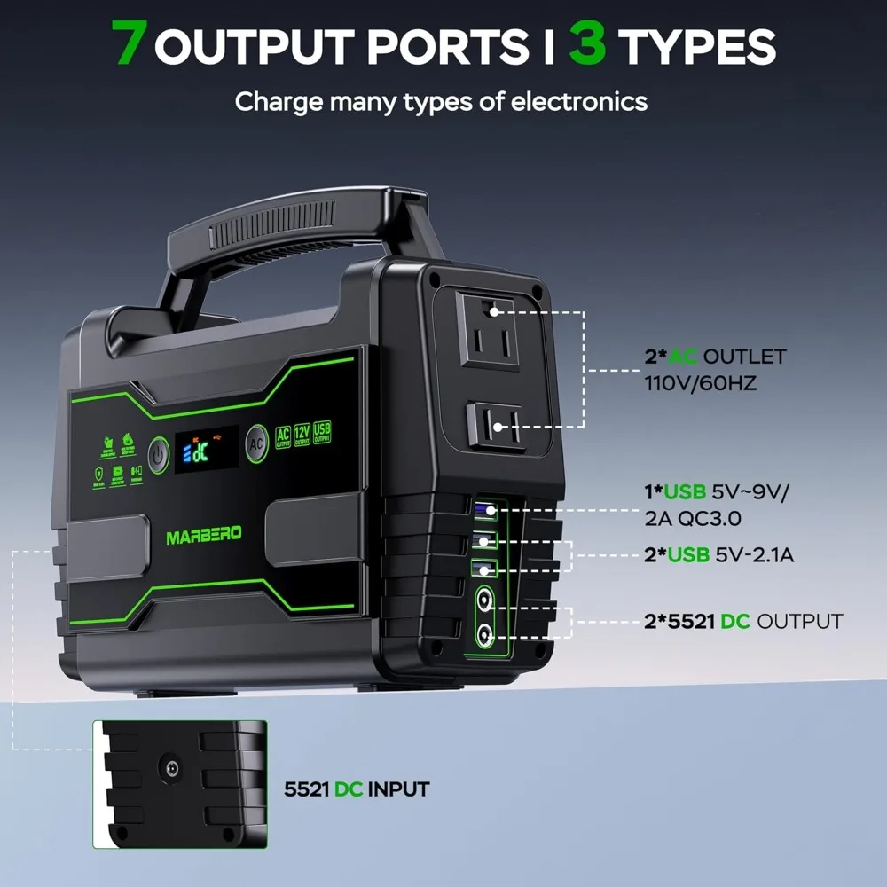 155Wh Portable Solar Generator 3