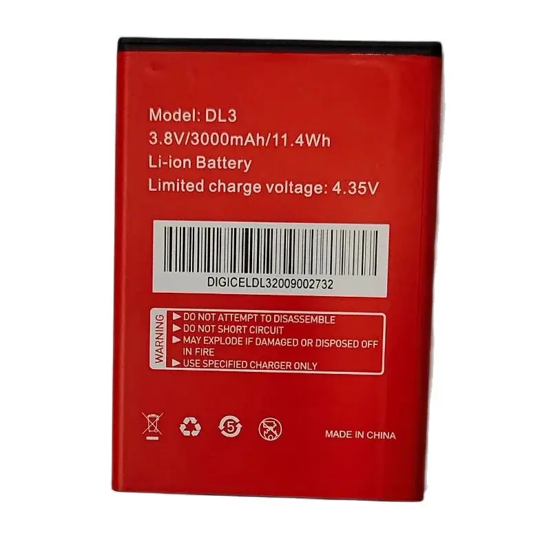 

10pcs 2023 new production date Battery for Digicel DL3 battery 3000mAh High capacity