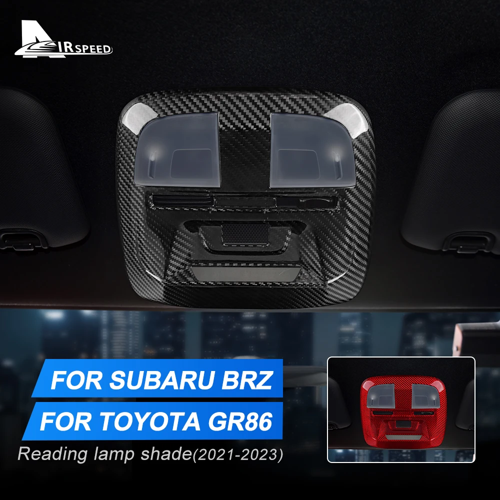 

for Subaru BRZ Toyota GR86 2021 2022 2023 LHD RHD Car Reading Light Frame Cover Real Hard Carbon Fiber Accessories