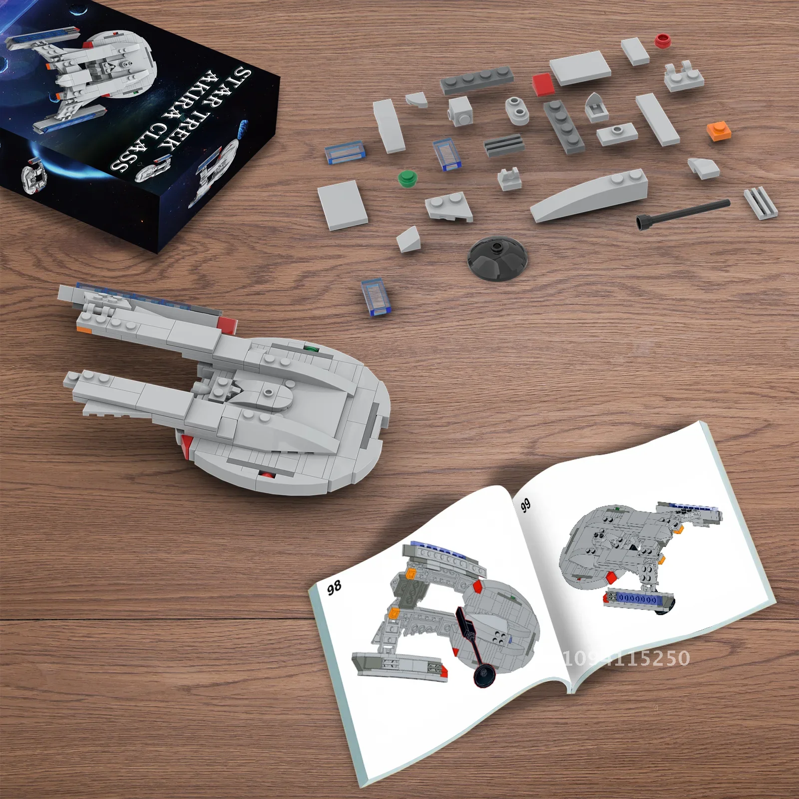 Star Spaceship Enterprise NCC-1701 Building Blocks Model Building Adult(219PCS) World Kit,Spaceship Set Child for