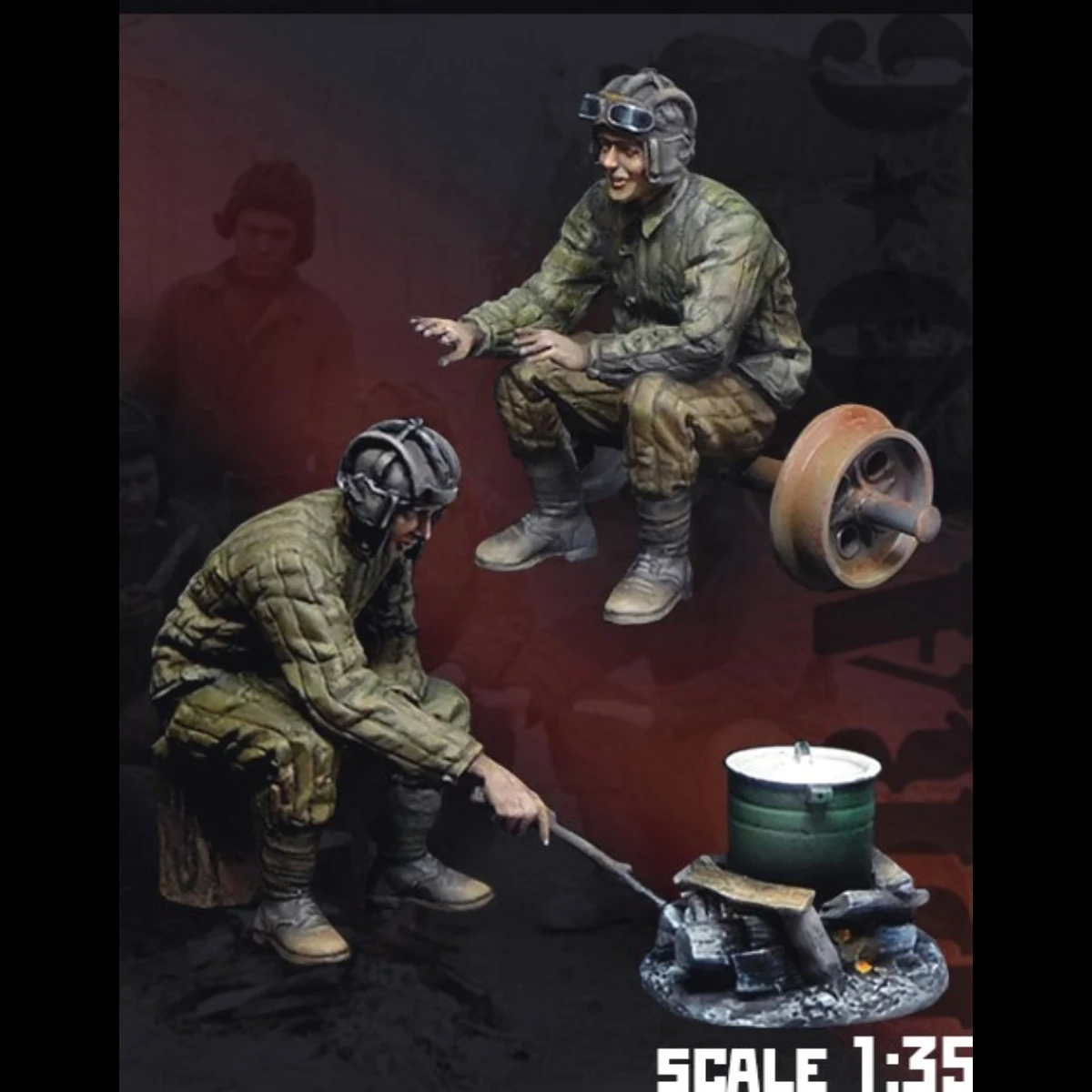 1/35 수지 군인 모델 GK 러시아 탱크 승무원 조립되지 않은 도색되지 않은 DIY 키트 876R