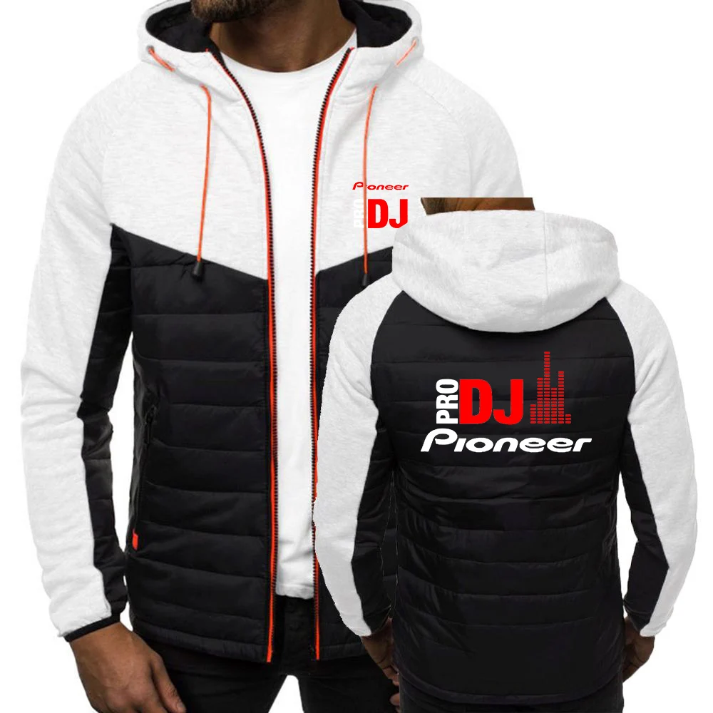DJ Pioneer PRO 2022 남성용 뉴 코튼 자켓 프린트 스포츠 지퍼 편안한 후드 겉옷, 패션 하라주쿠 레저 코트 탑스