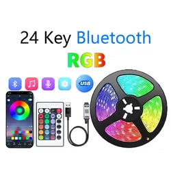 Vibrant RGB LED Strip Lights - Music Sync & Color Changing for Parties and Home Decor (RGB)