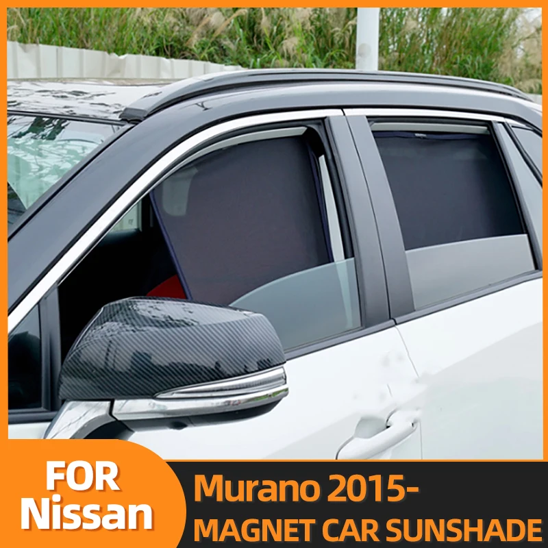 

For Nissan Murano Z52 2015-2023 Magnetic Car Sunshade Front Windshield Curtain Rear Side Window Sun Shade