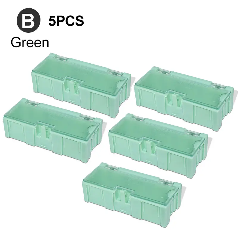 SMD Container SMT IC Electronic Component Mini Storage Box Jewelry Case Diy Practical for Small Component Jewelry Tool image 7