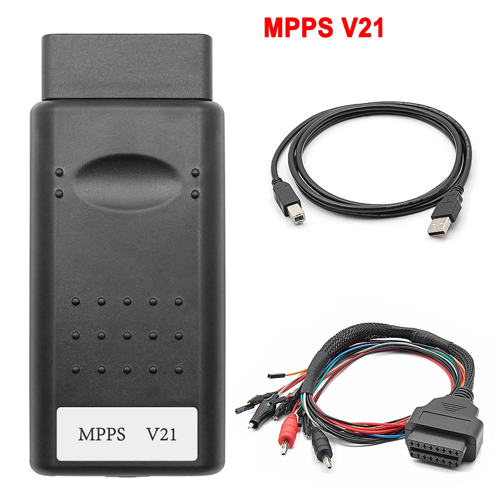 

MPPS V21 V18 V16 V13 ECU Chip Tuning Interface OBD2 Scanner MAIN+TRICORE+MULTIBOOT with Breakout Tricore For EDC15 EDC16 EDC17