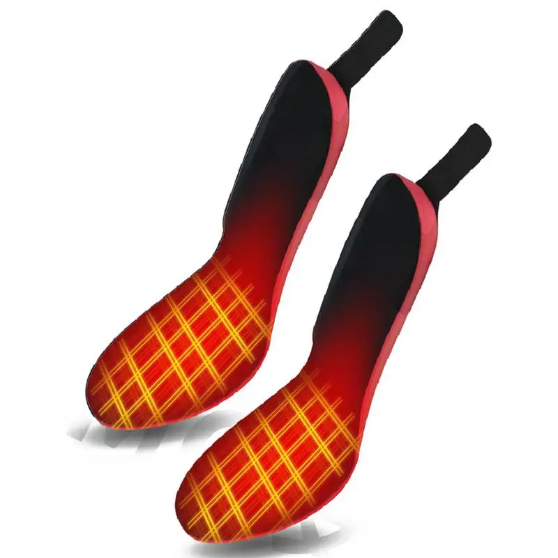 New Winter Heated Insole With Remote Control USB Rechargeable 35-45 Yards Foot Warmer Can Be Cut For Hunting Hiking Camping