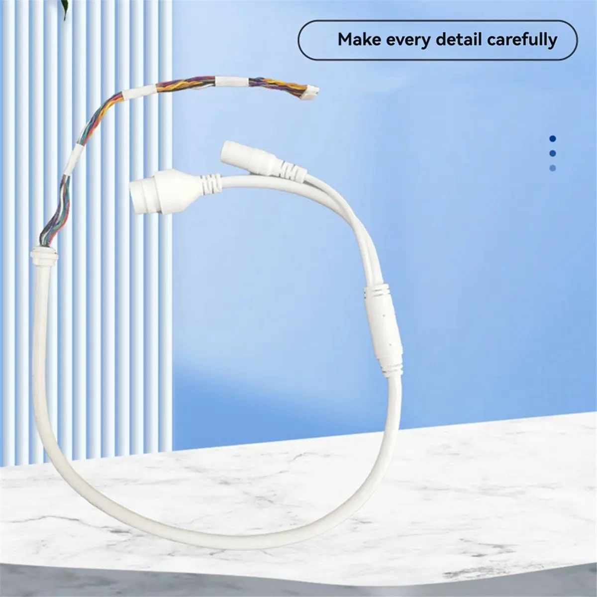 * Cavo LAN Ethernet AIMA Cavo di rete RJ45 PoE a 10 pin per telecamera IP Hikvision, trasferimento dati ad alta velocità - immagine 2