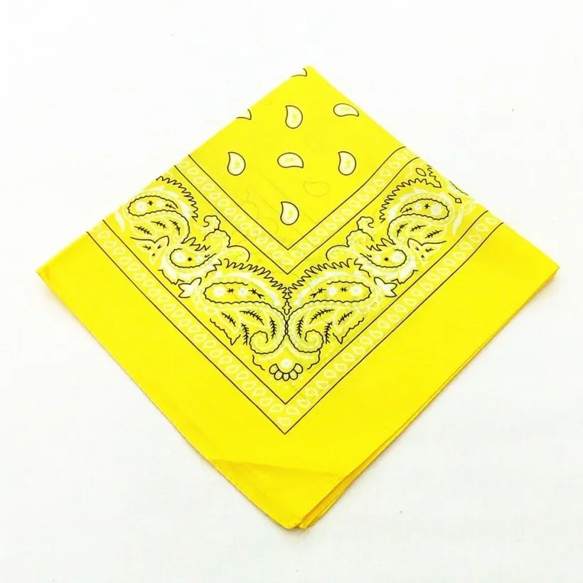 1-4 Stück Männer Frauen Baumwolle Bandana Haarband Cowboy Herren Biker Sport Kopfbedeckung Handgelenk Haarwickel Einseitig Kopfwickel Schal Paisley – Detail 14