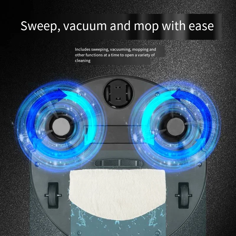 sweeping cleaning automatic robot vacuum cleaner wet mopping multifunctional Robotic vacuum cleaner with mopping function