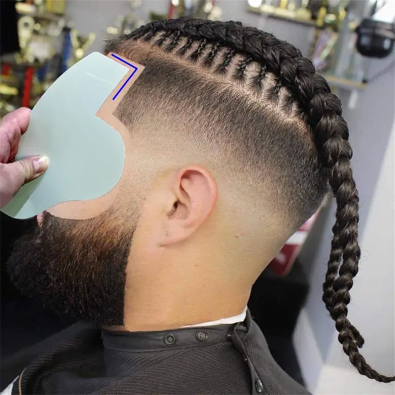 

Beard Shaping Barber Shop Accessories Easy To Clean Hair Styling Tools Bendable And Flexible Tools For Barbershop Equipment