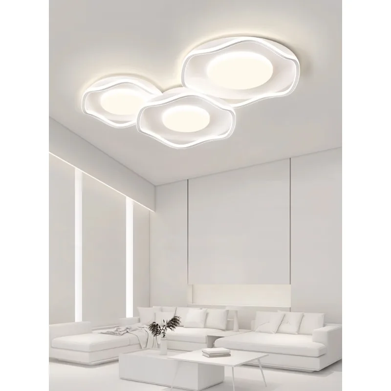 

Cream style living room main light 2023 new creative ceiling light, three bedroom, two living room, eye protection lighting, ful
