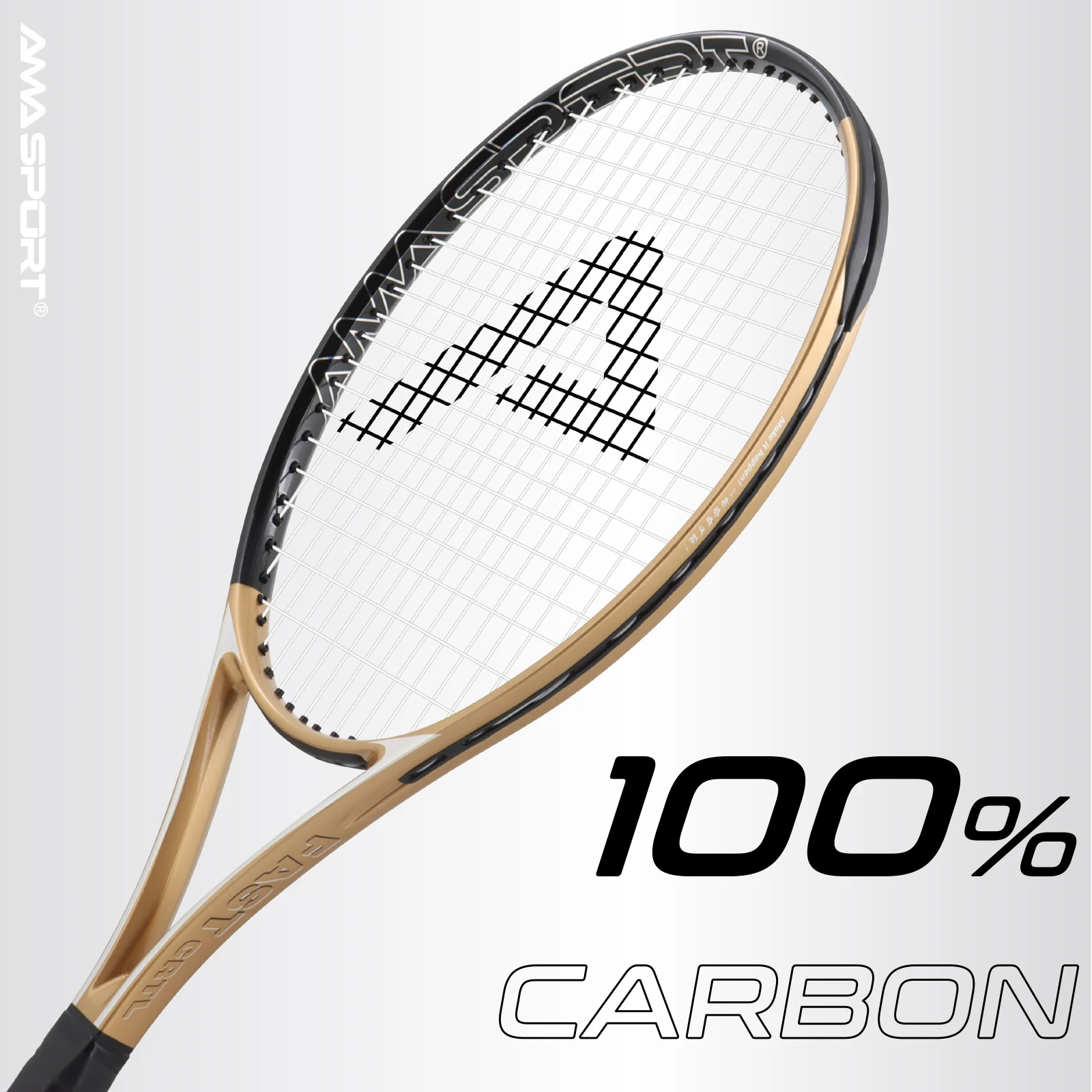 AMA SPORT Fast Control Tennis Rackets-27 inch-Graphite Tennis Racquet Intermediate Pre Strung