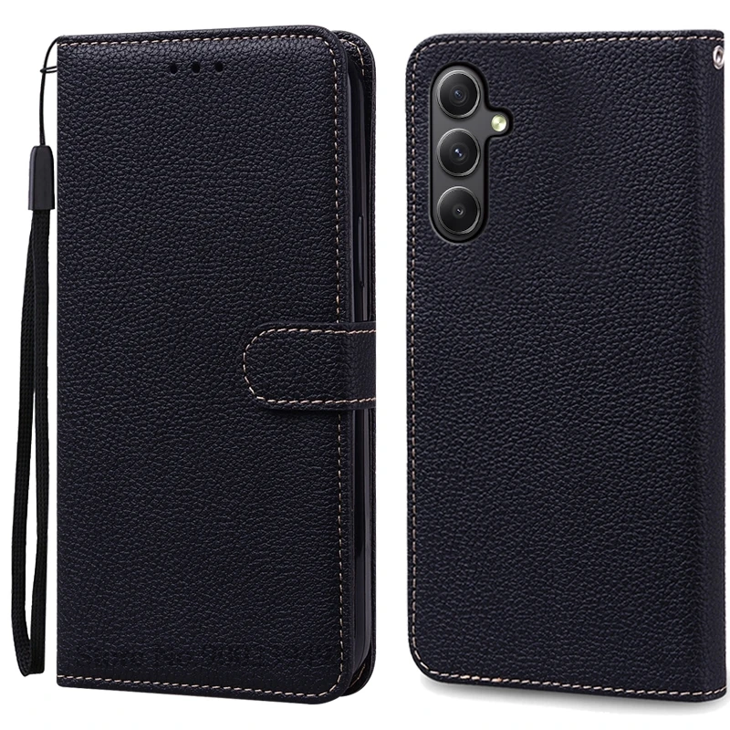 Elegant Leather Wallet Flip Case for Samsung Galaxy M35 5G