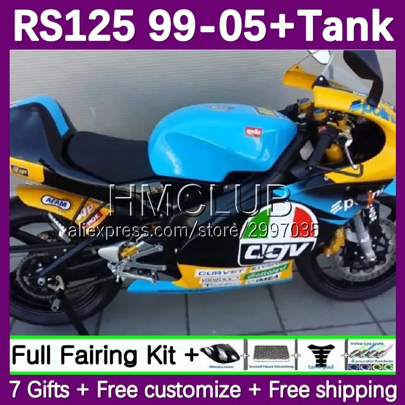 aprilia rs 125 race fairings