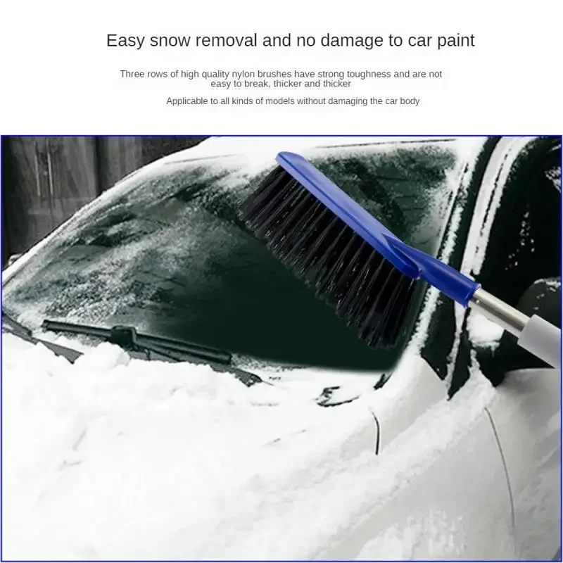Year Ergonomic 2-in-1 Ice Scraper Auto Snow Brush Car Snow Removal Brush Car Foam Grip Removal Tool Vehicle Accessories