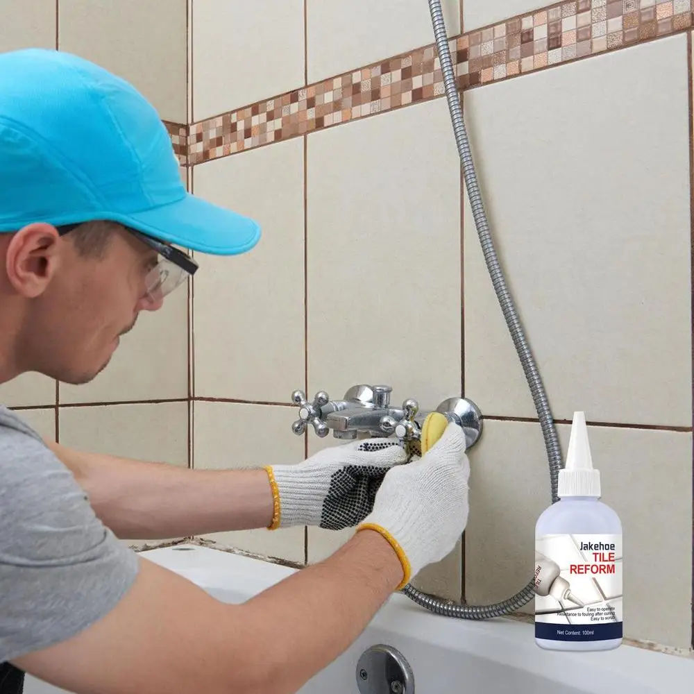 Description Picture 3 of itemGrout Filler Tube Repair Kit Grout Paint Tile Filler Waterproof Tile Grout Filler Tubes Grout Tiling Tile Reviver Repair For