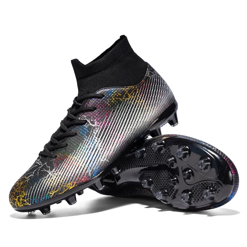 Men Kids Ankle Boots Children Fast Soccer Training Sneakers Outdoor Non Slip Male Football Cleats Shoes_voghion.com
