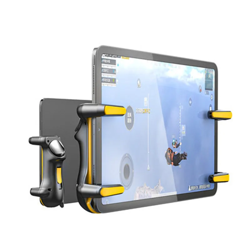 IPad Six Finger PUBG Controller Capacitance Adjustable Mobile Game Trigger L1R1 Button Gamepad Joystick Grip Tablet Accessories 