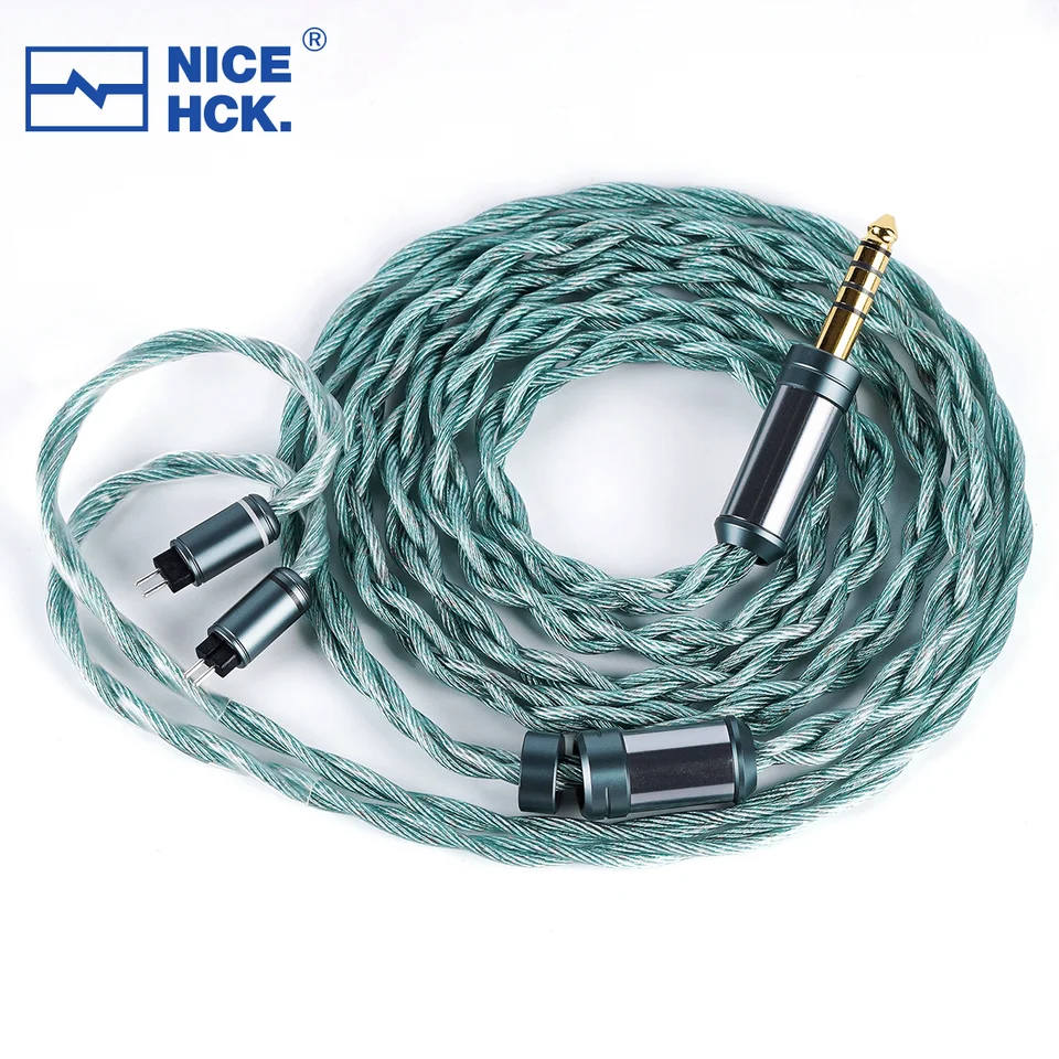 Nicehck engrシリーズ 4点 NICEHCK Engr.001 限定数量ケーブル 8N 銀メッキ OCC + 銀メッキ