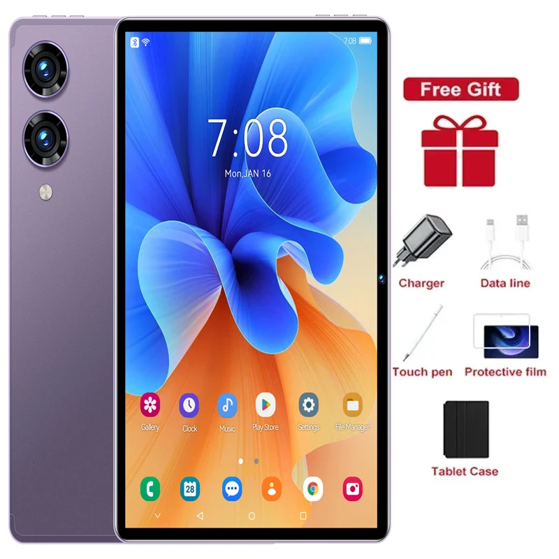 thumbnail image 1 of Tableta 14 PRO Max versión global 2024 nueva Android 13 16 GB 512 GB 10000 mAh 5G Dual SIM Llamada telefónica GPS Bluetooth WiFi WPS Tablet PC, 1 of 5