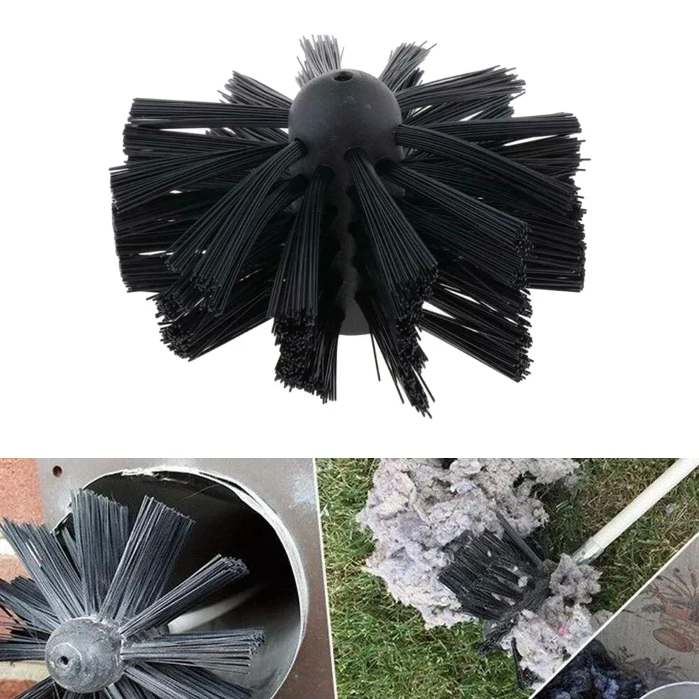 200mm Chimney Brush Rotary Dryer Vent Cleaning Tool For Chimney Dryer Pipe Fireplace Inner Wall