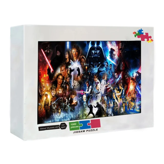 Puzzles Star Wars 1000 Element  Star Wars Puzzles 1000 Pieces - Disney 300  Pieces - Aliexpress