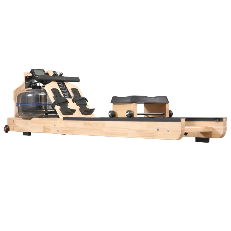 2023 Hot Home Fitness Machine Pieghevole Vogatore In Legno Vogatore Ad Acqua Uso Domestico, Resistente All'Acqua Indoor